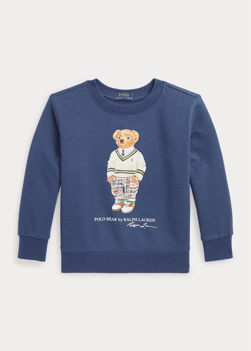 Sudadera Ralph Lauren Niño 1.5-6 Años Polo Bear De Lana Pullover Chile Azul Marino RIONS-2953